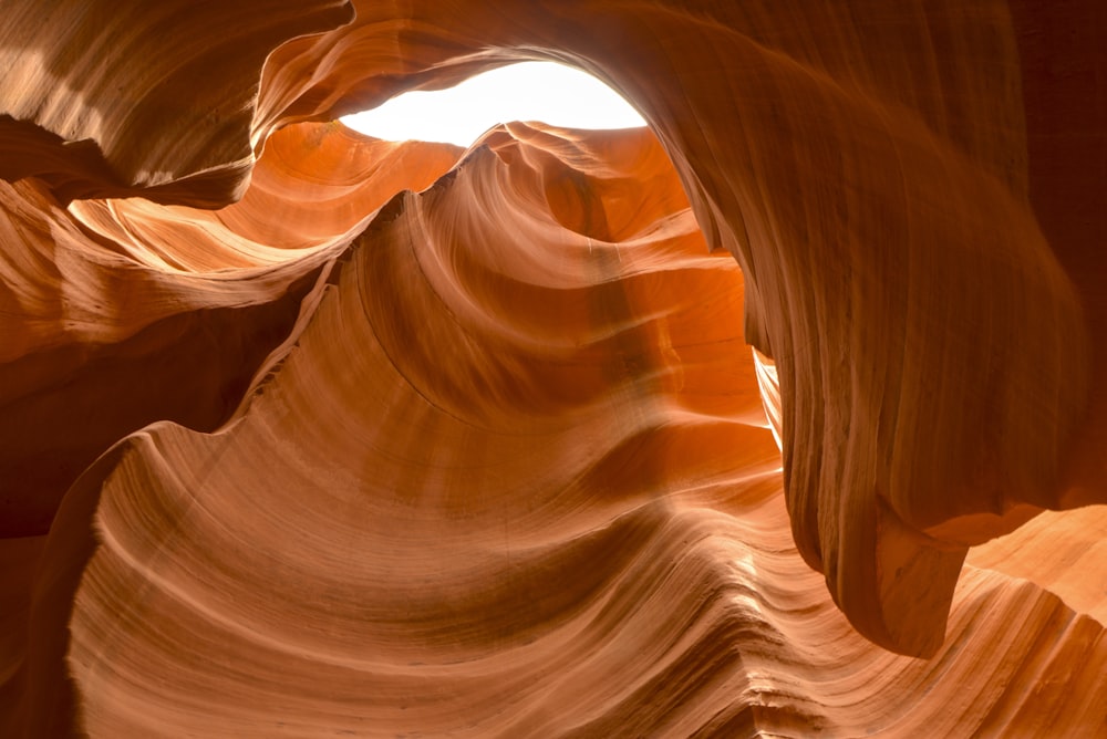 a view of the inside of a canyon