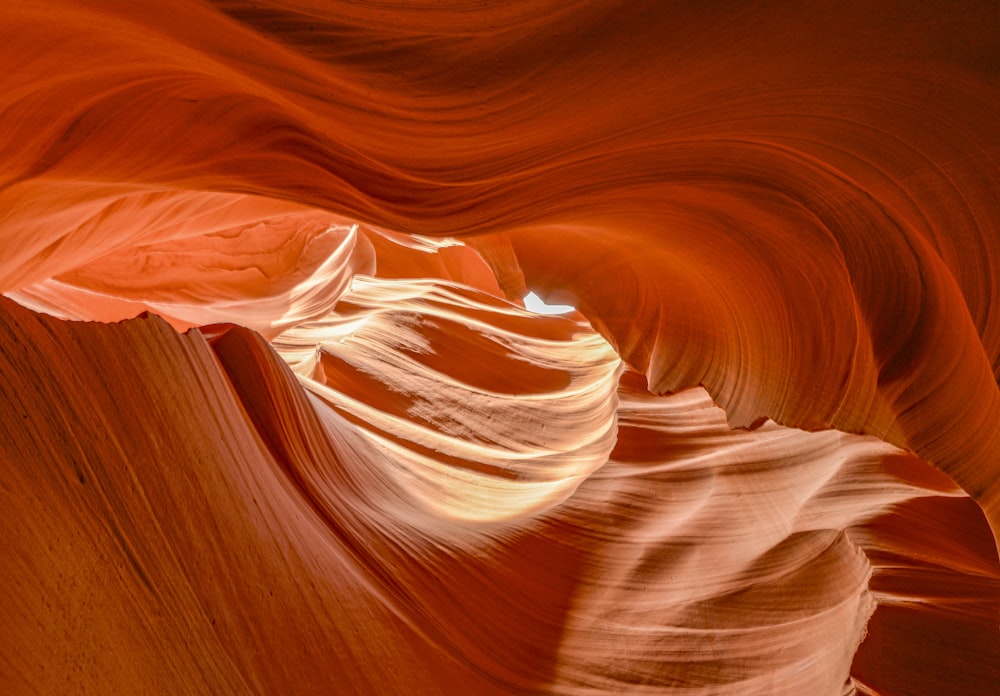 a large canyon with a very tall rock formation