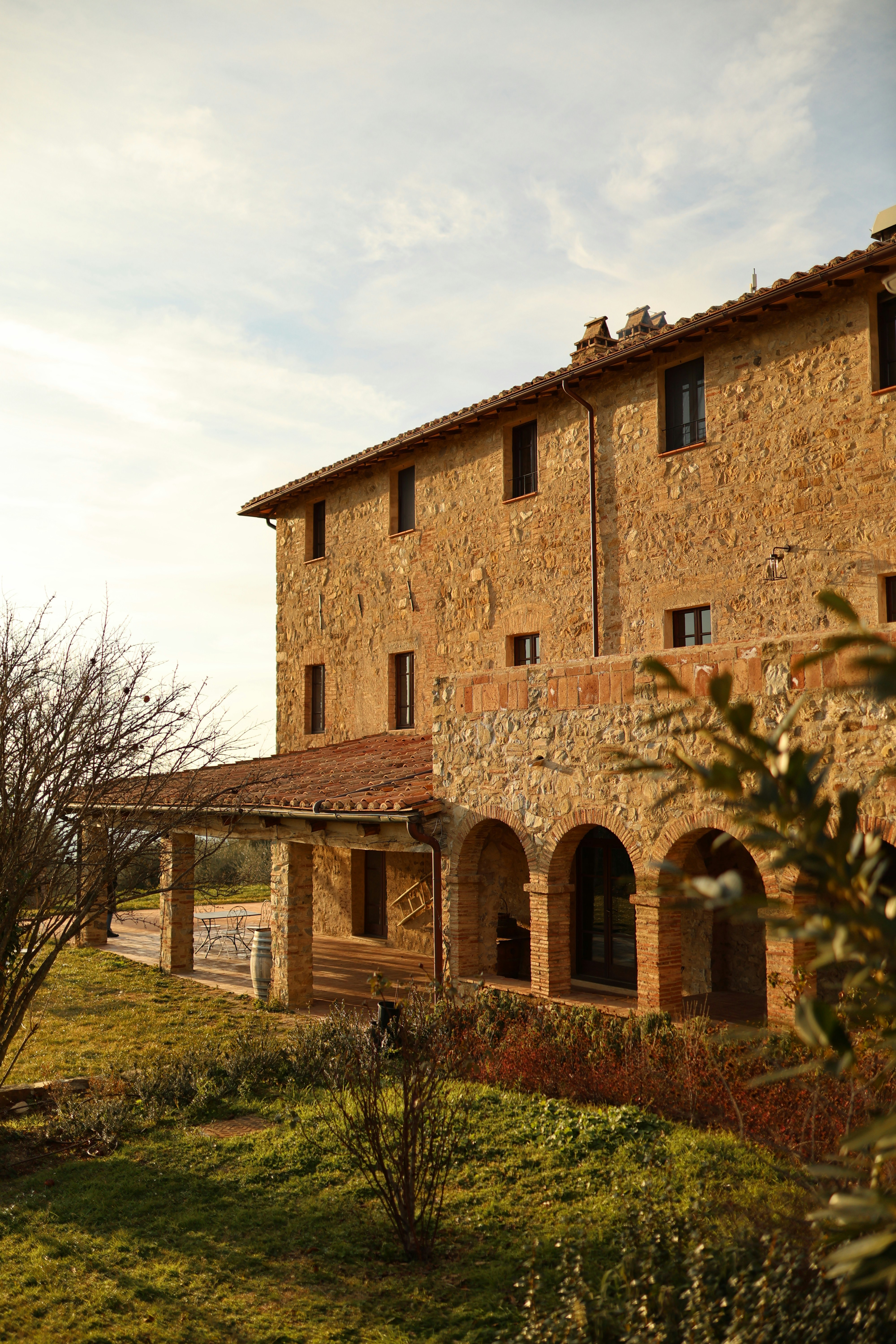 a building with a clock on the front of it