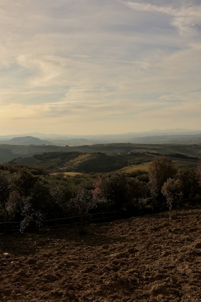Rolling Tuscany hills with cypress trees, Italy