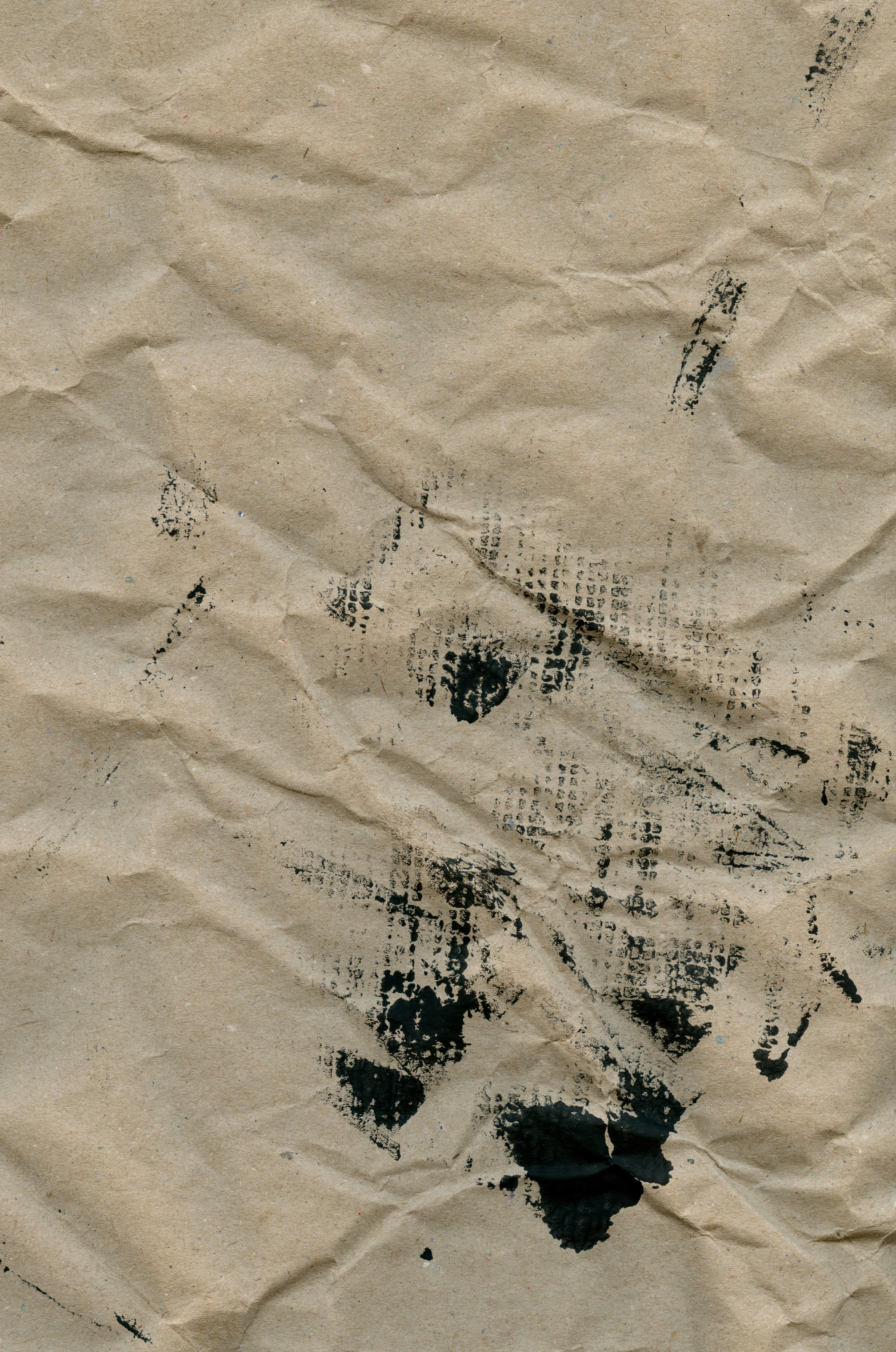 a piece of paper with black ink on it