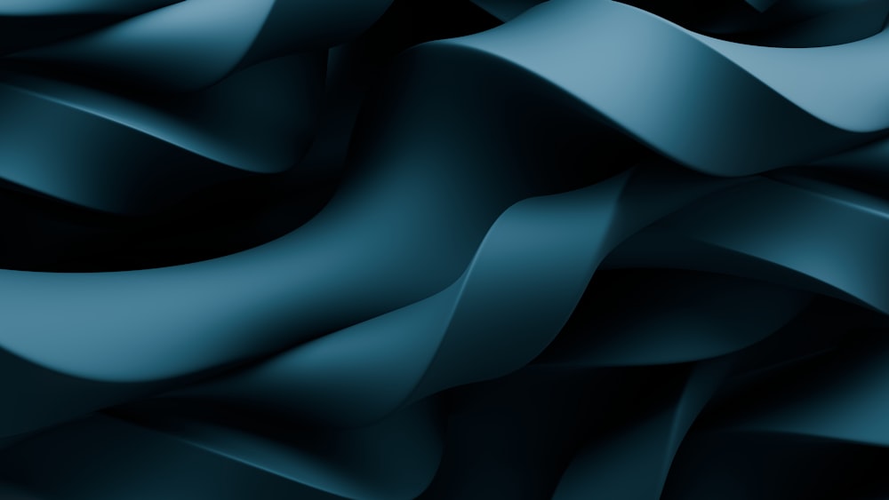 a close up of a blue background with wavy lines