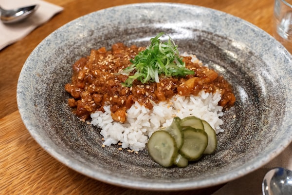 Kalkoengehakt met Courgette en Rijst