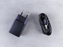 a close up of a power cord and a charger