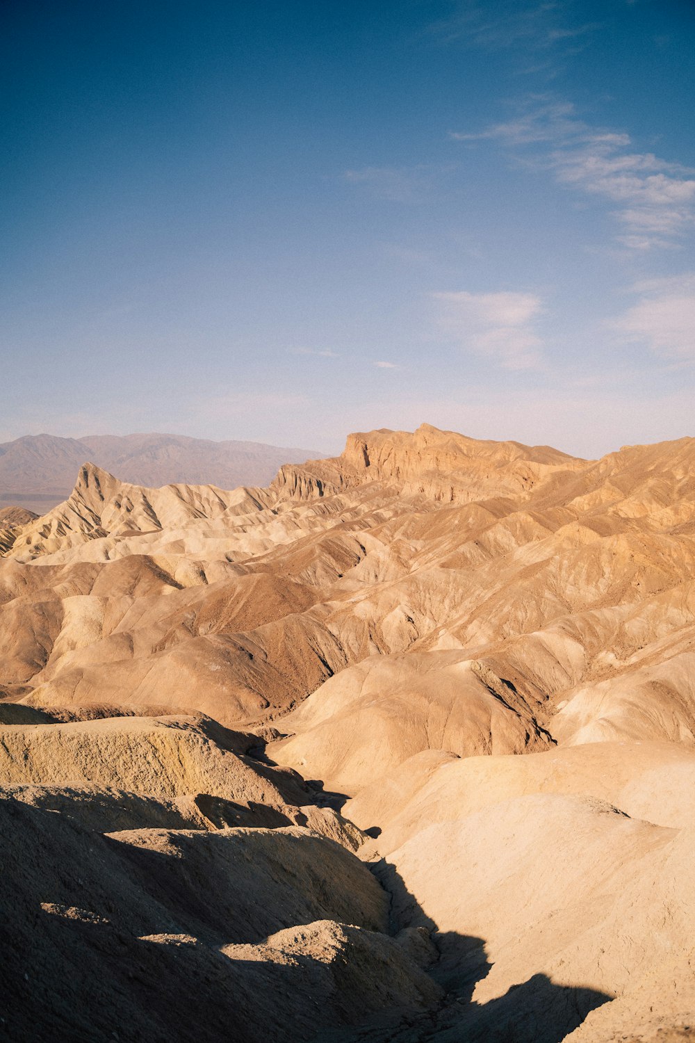 a man riding a horse in the desert