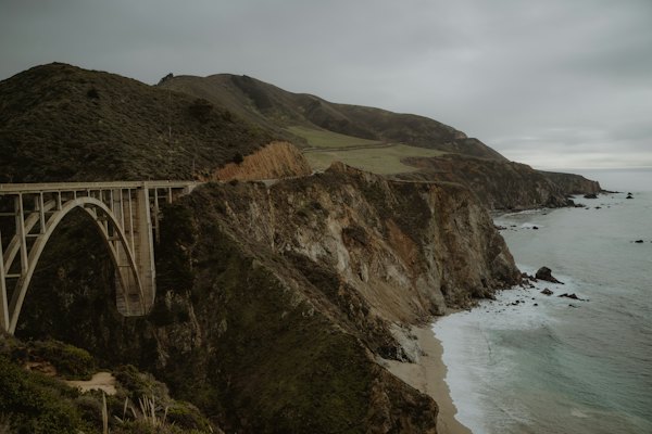A large bridge over a large body of water — Big Sur, United States