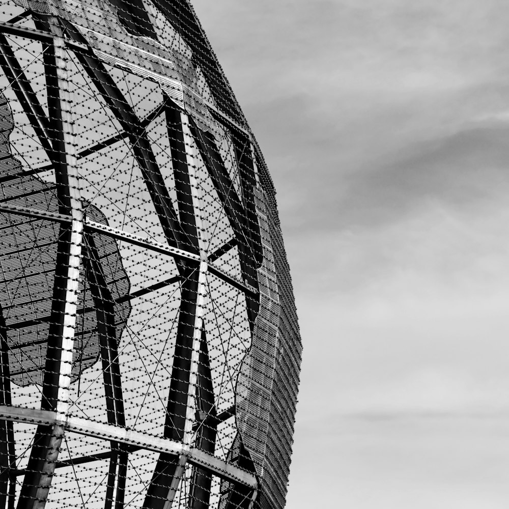 a black and white photo of a clock tower