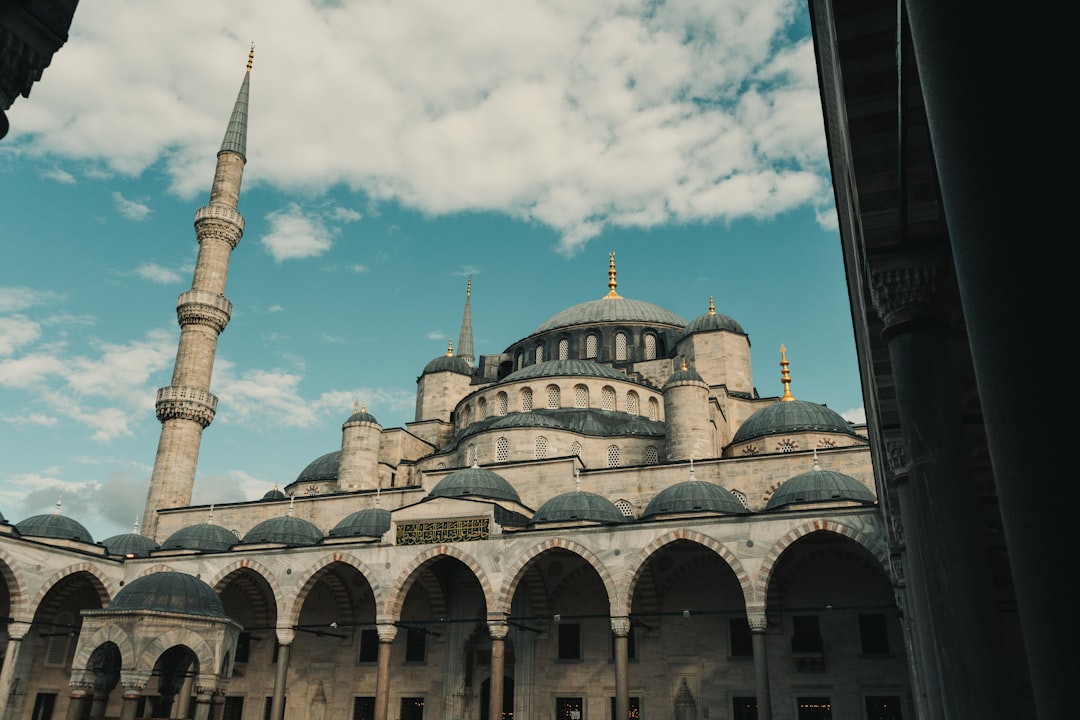 a large building with a very tall tower,