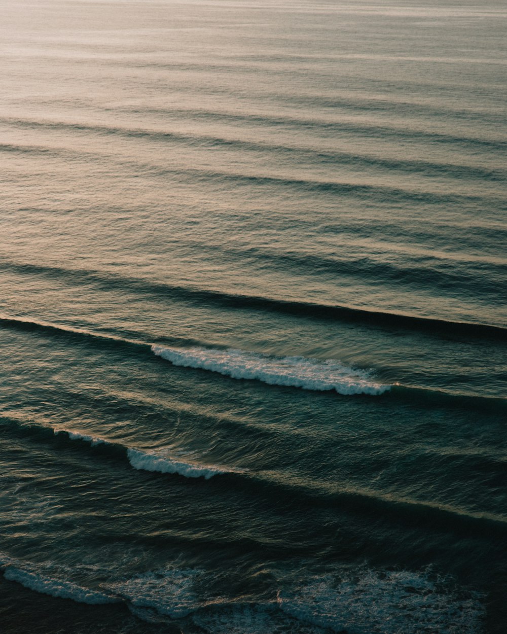 a body of water that has some waves in it