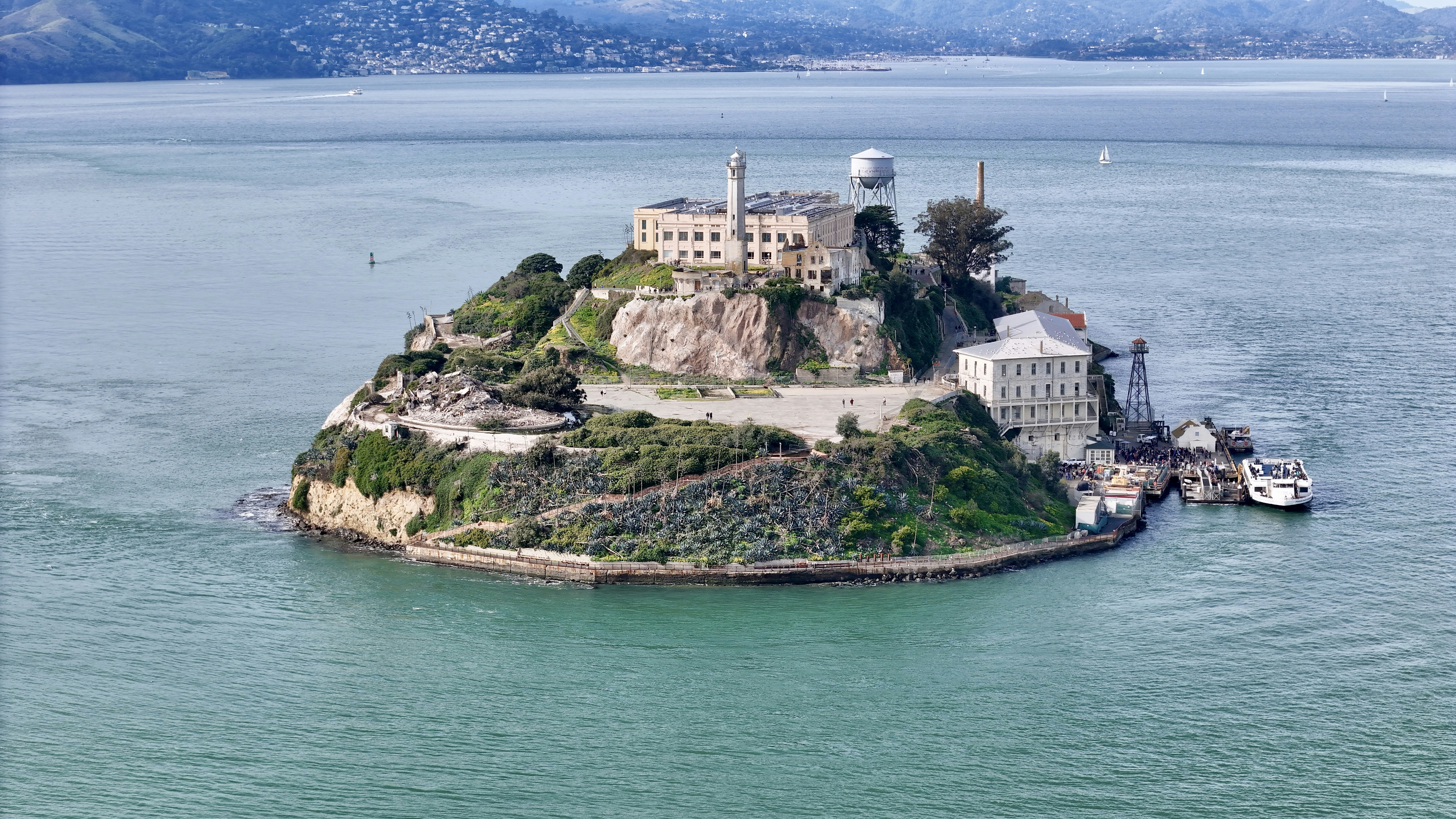 Alcatraz Island prison San Francisco Bay