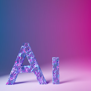 the letters are made up of different shapes