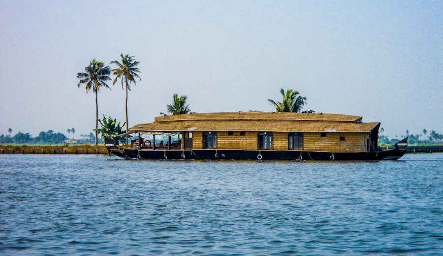 Kerala houseboat in the backwaters