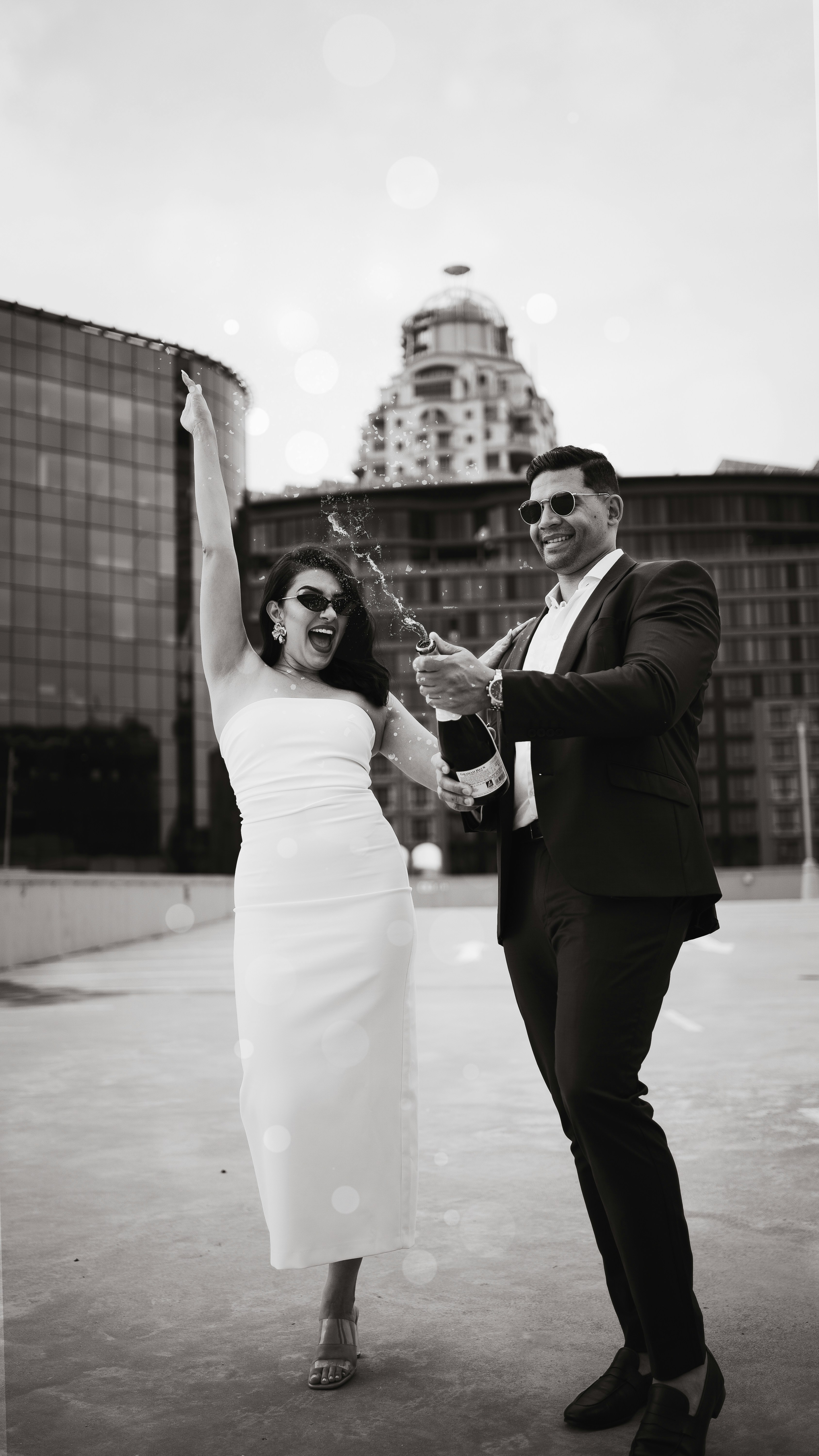 woman wearing yellow long-sleeved dress under white clouds and blue sky during daytime