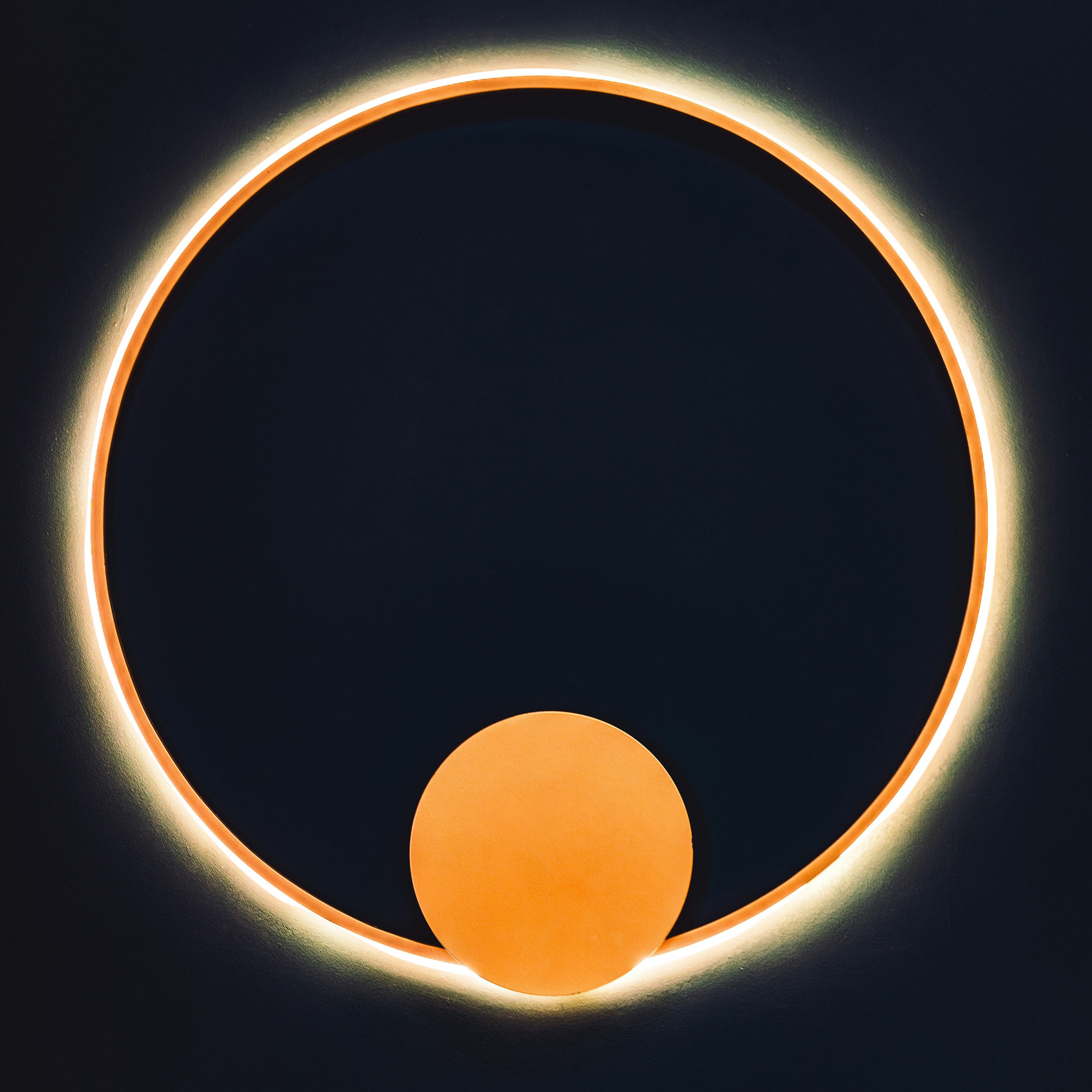the eclipse of the sun as seen from the earth