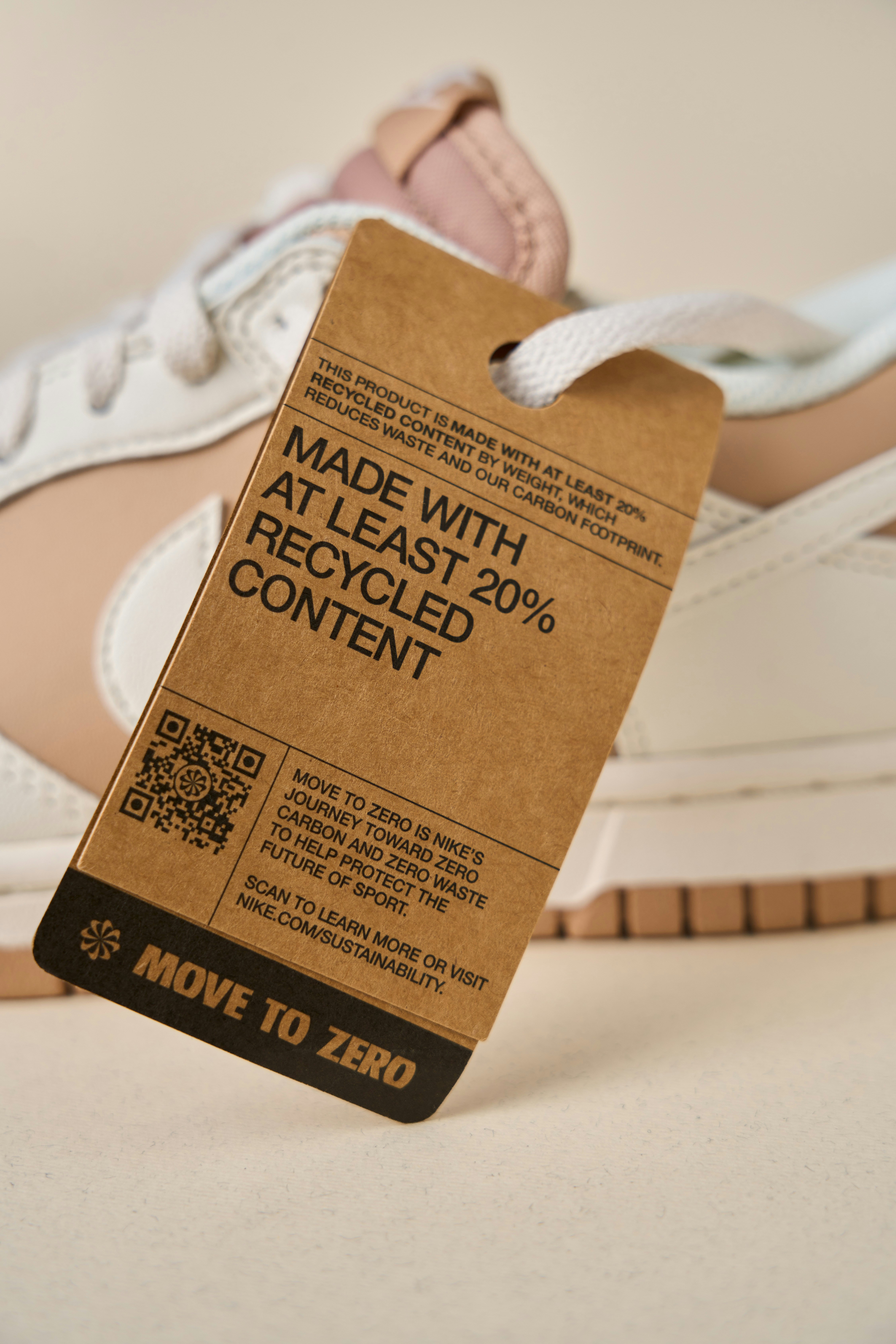 a cardboard box with a shoe on top of it