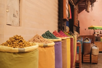 morocco spices: morocco travel itinerary