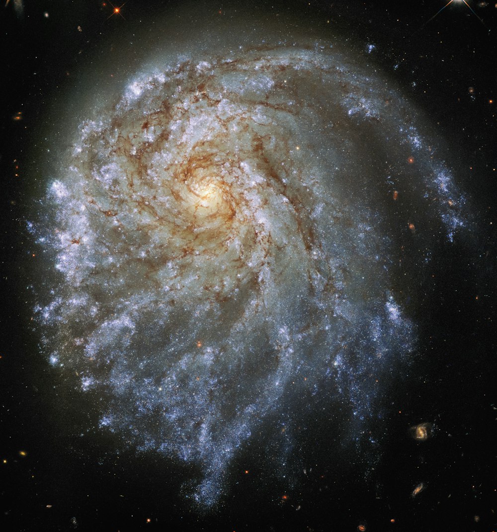 a very large spiral galaxy in the sky