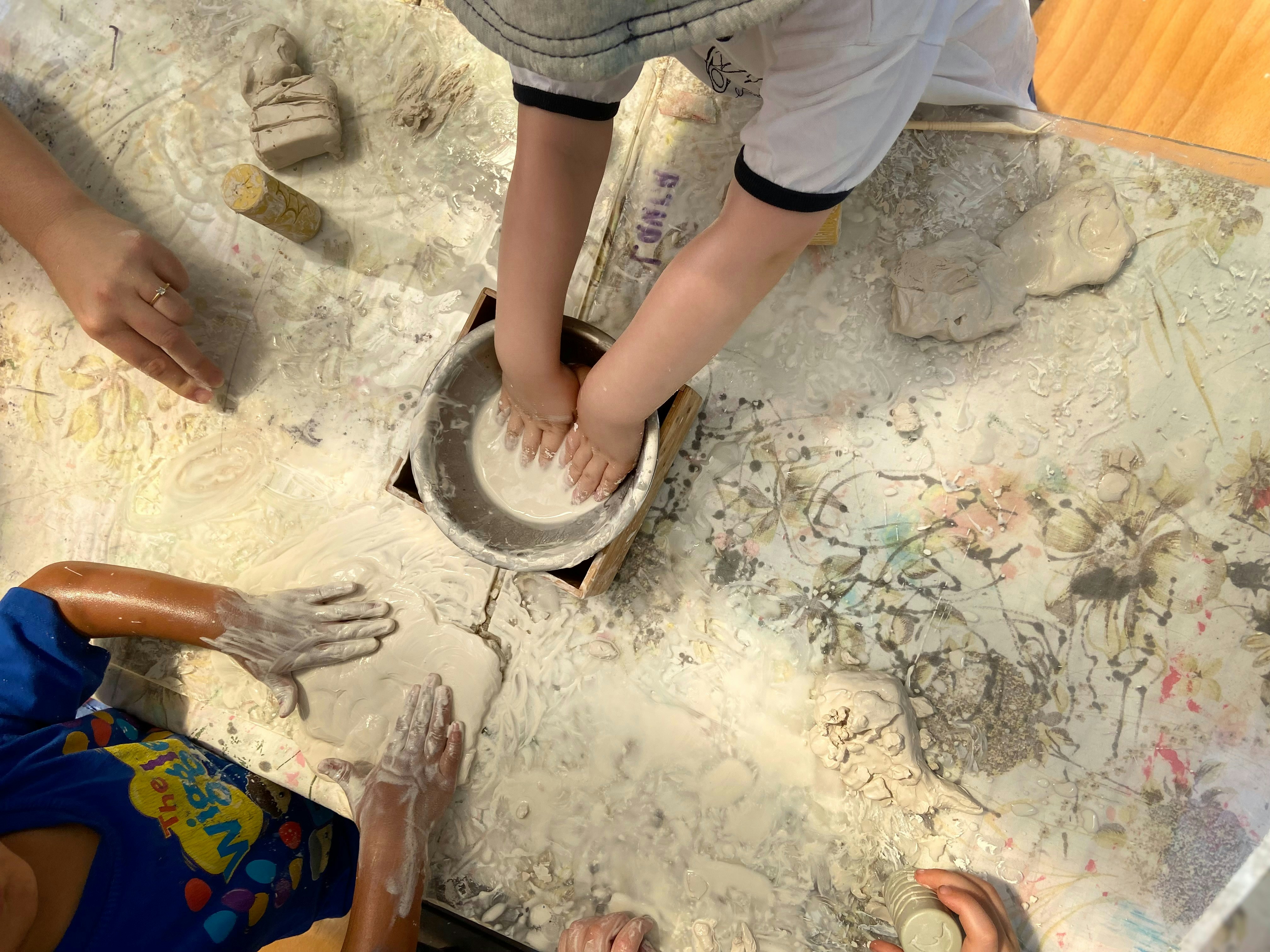 children engaging in group activity