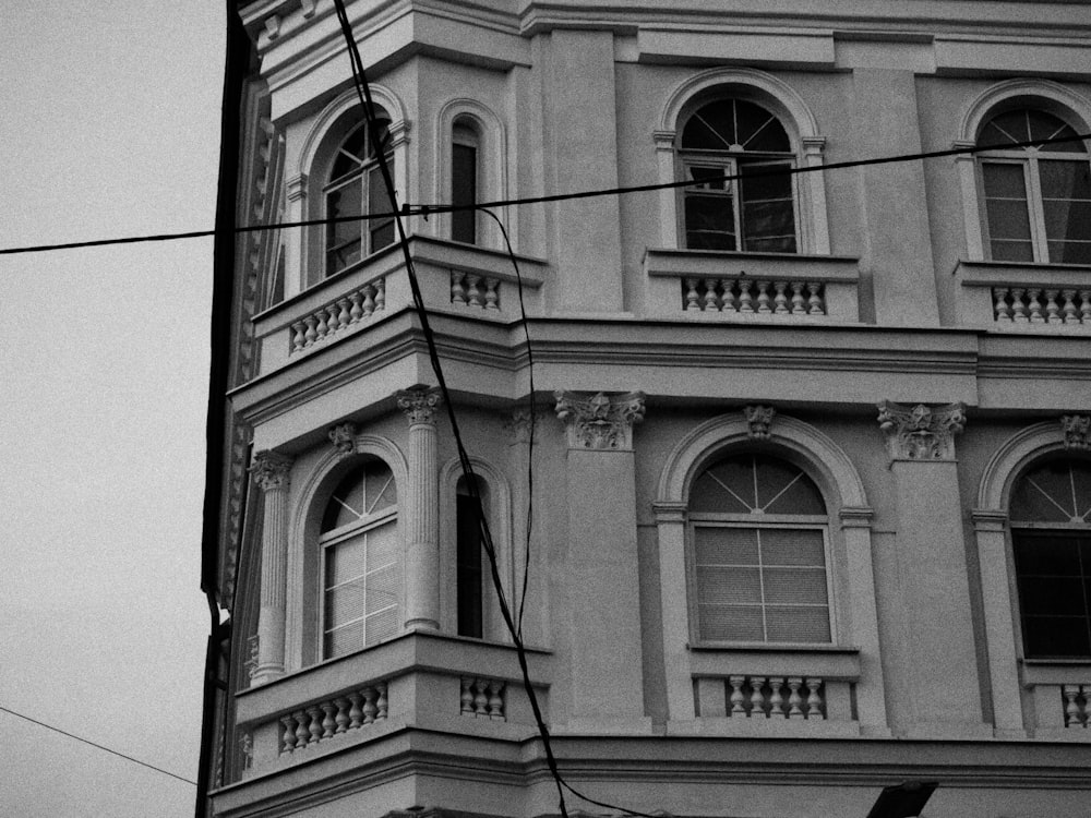 a building with a clock on the front of it