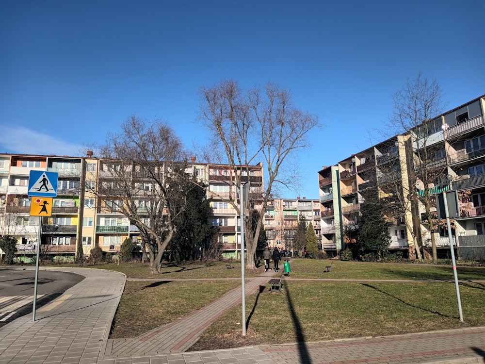 a couple of buildings sitting next to each other