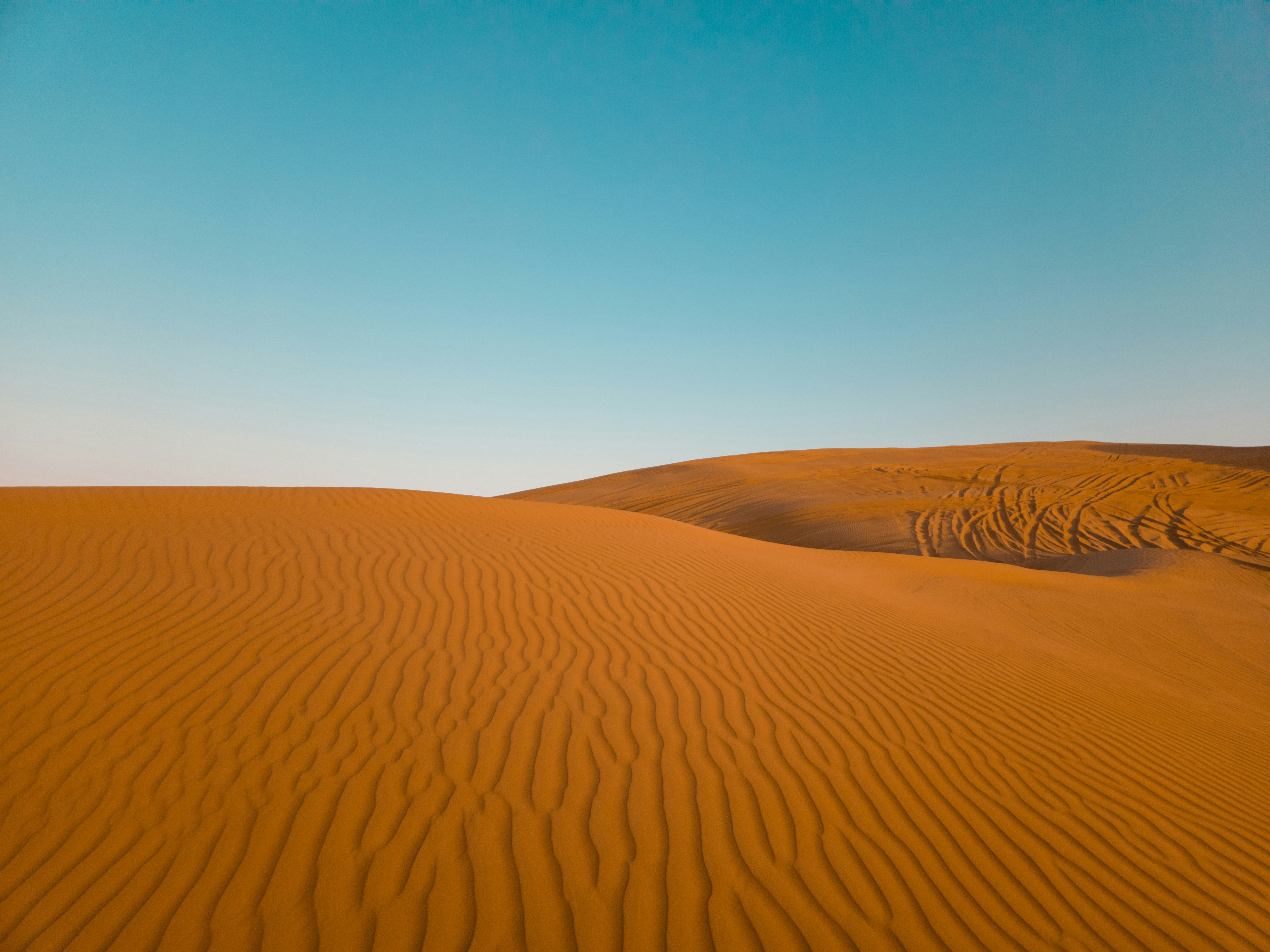 a vast expanse of sand in the desert