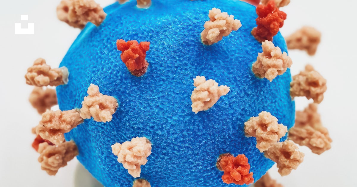 A close up of a blue ball of food photo – Free Pathogen Image on Unsplash