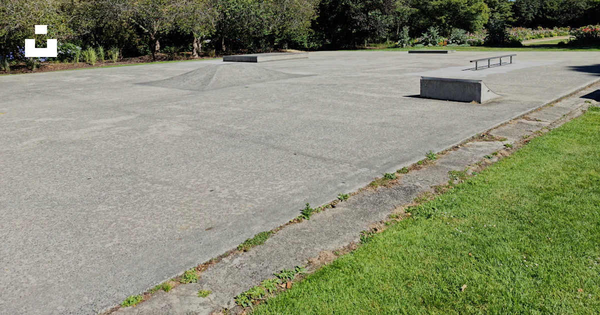 Unsplash Ramps A skateboard park with a few skateboard ramps photo – Free New zealand ...