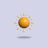 an orange object is flying through the air