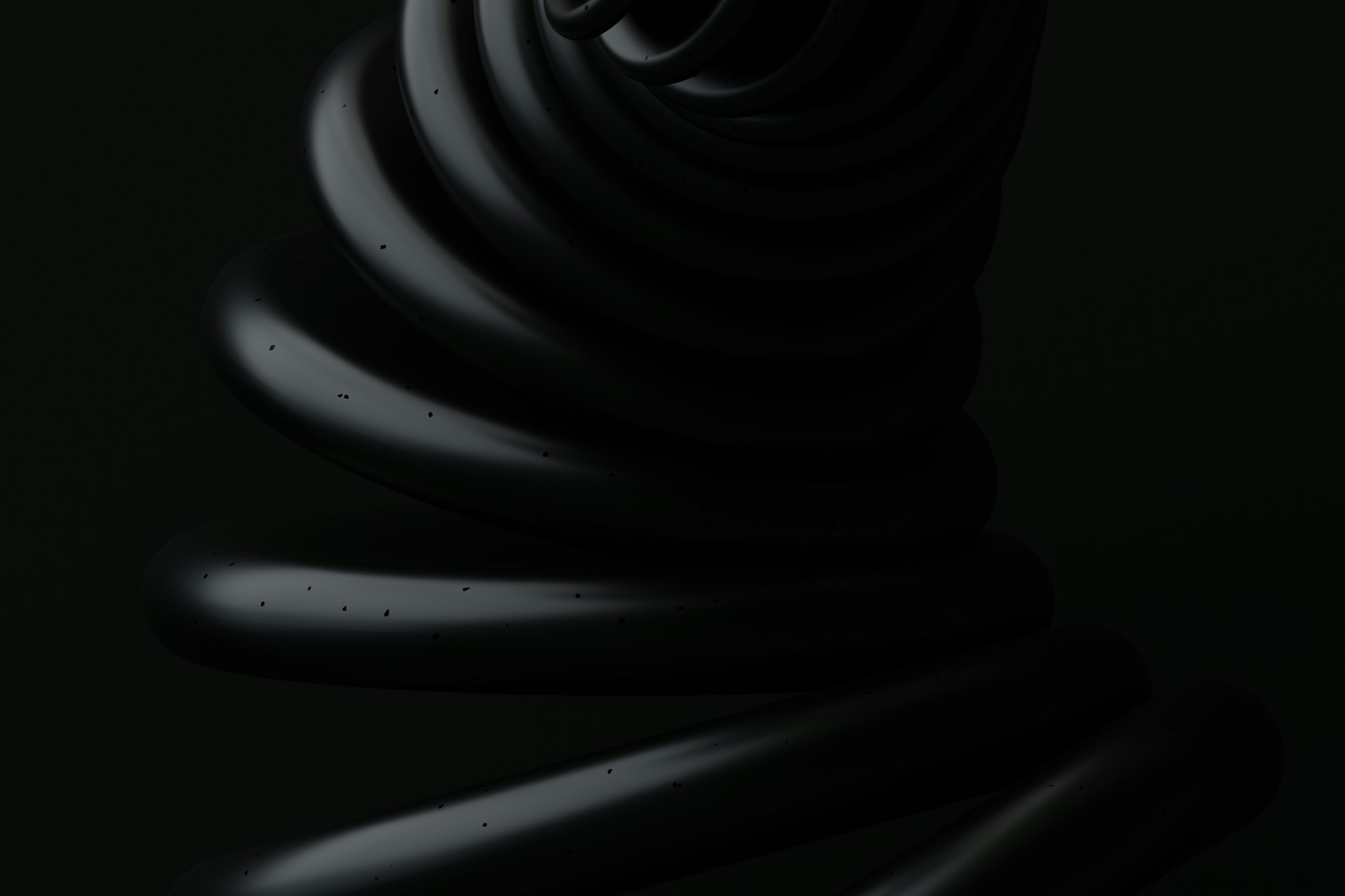 a black and white photo of a spiral