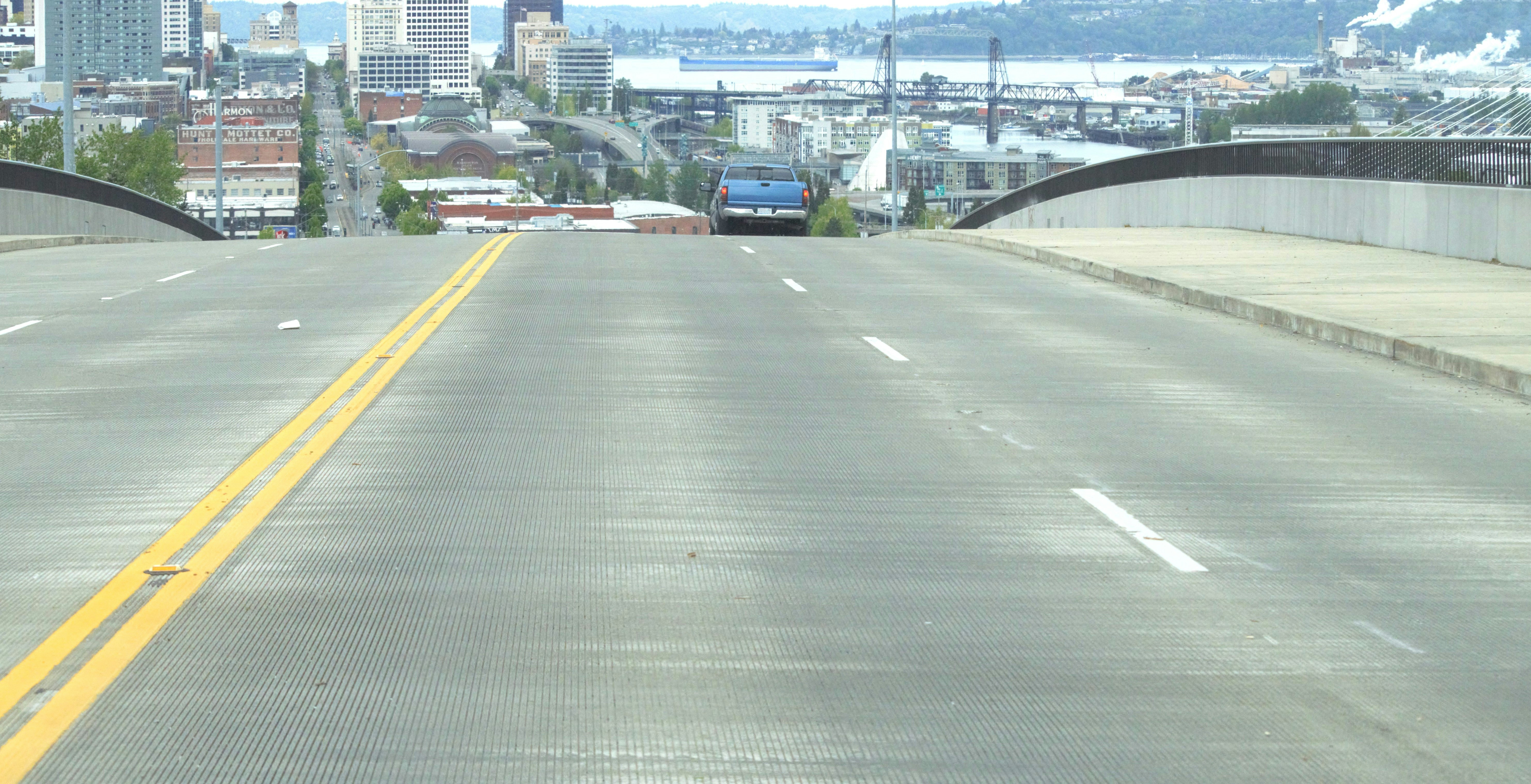 Map showing car transport routes in Washington State