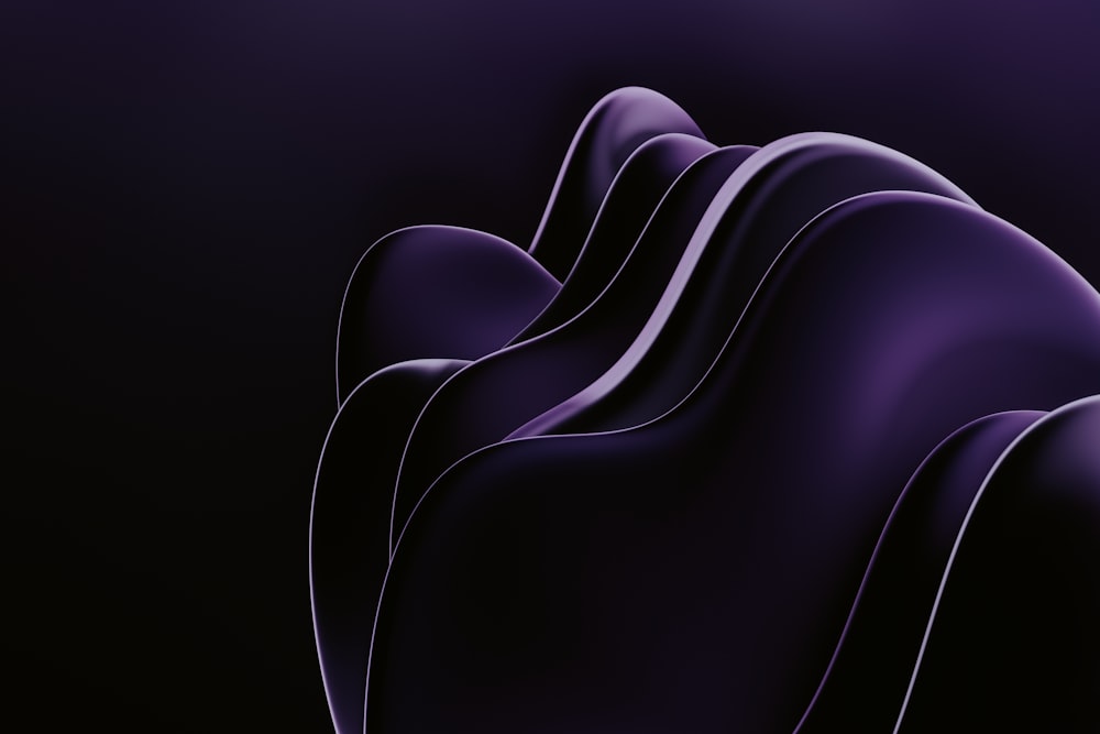 波線と抽象的な紫色の背景