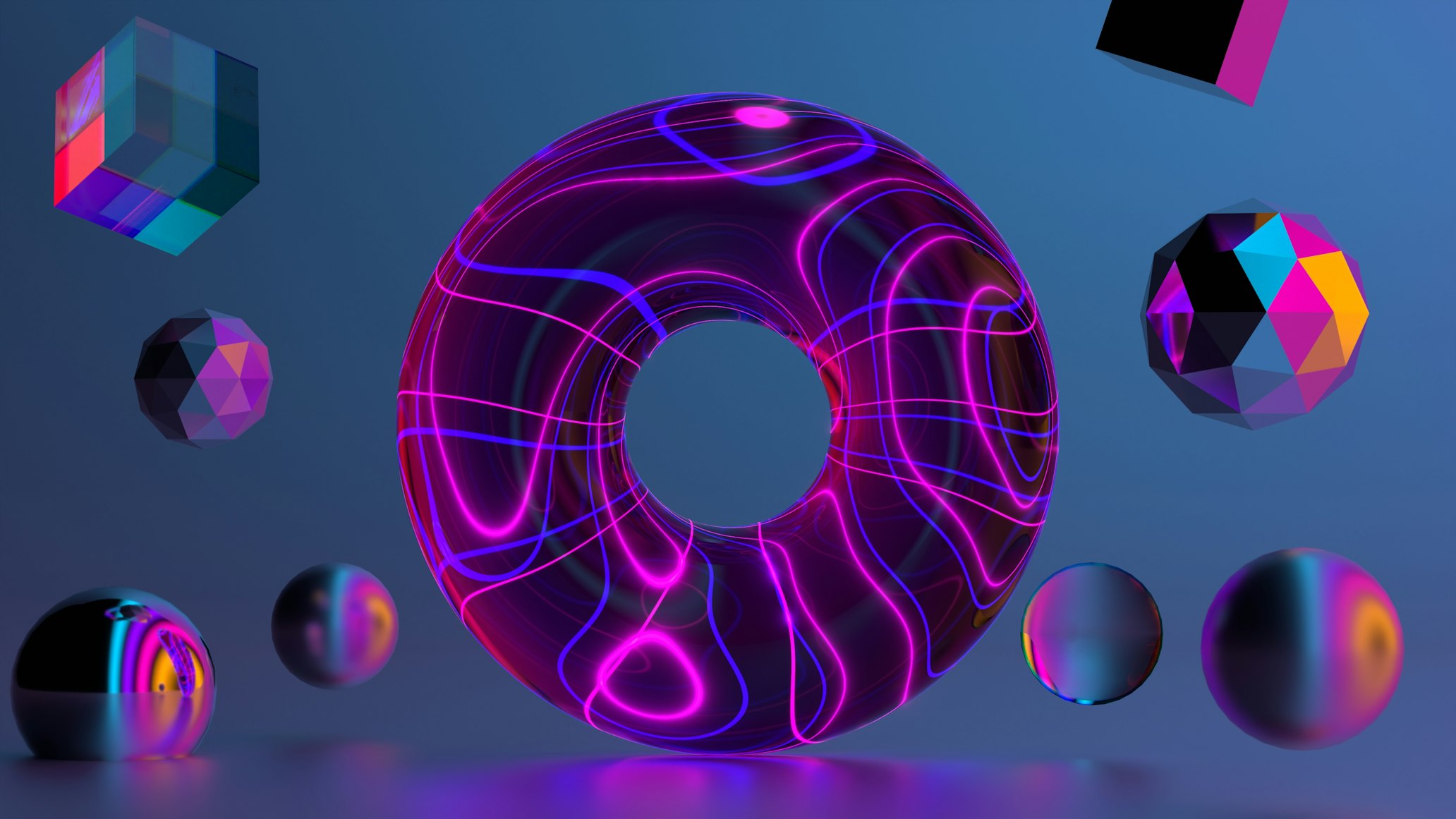 Abstract motion graphics