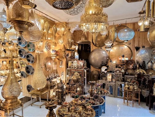 a room filled with lots of different types of lights