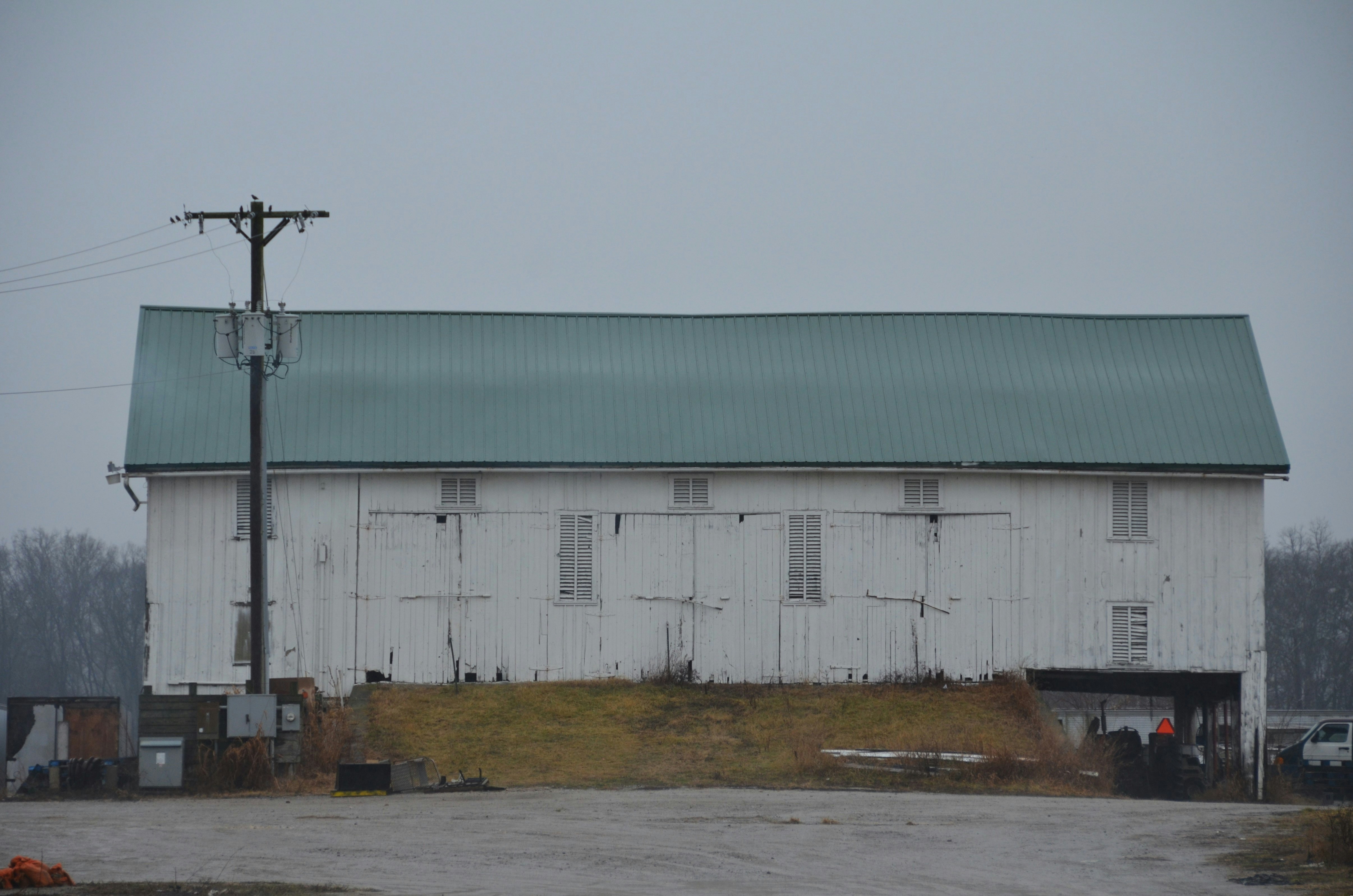 Industrial warehouse exterior
