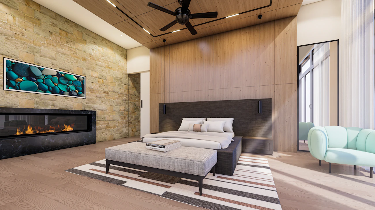 Main bedroom (visualisation)