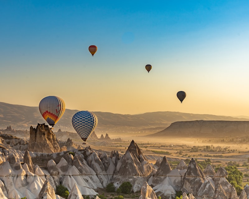 Globos aerostáticos sobre Capadocia