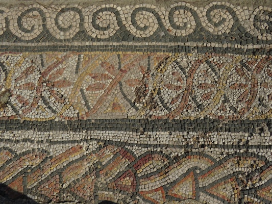 Mosaico romano: posatura a tecnica diretta