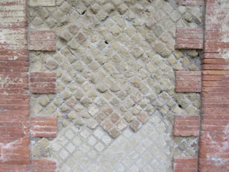Muratura storica romana per progetto di restauro