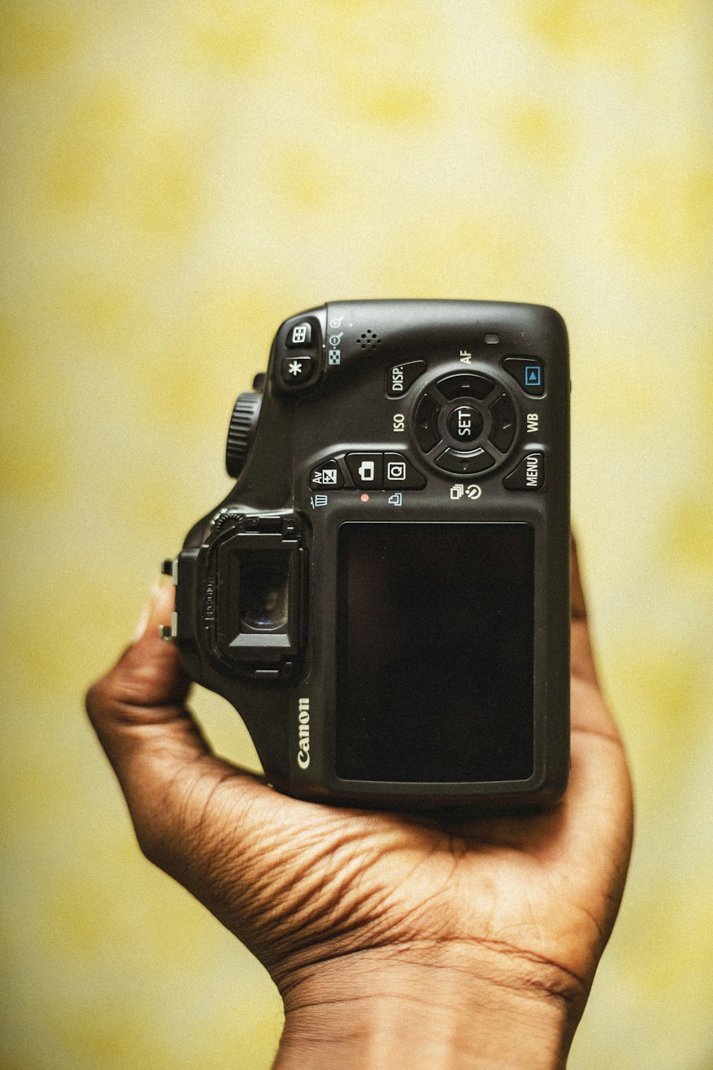 a person holding a camera in their hand