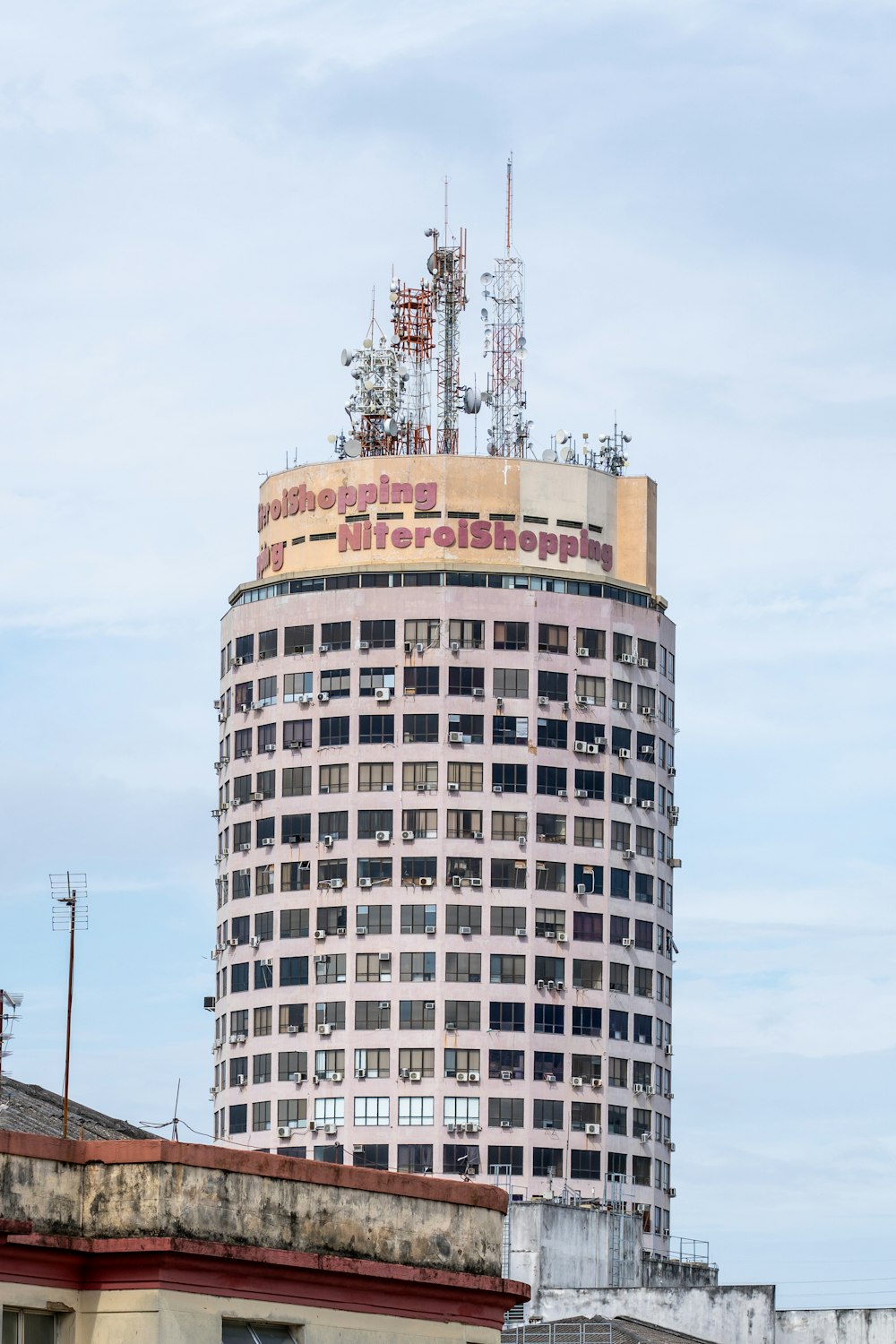 a very tall building with a lot of windows