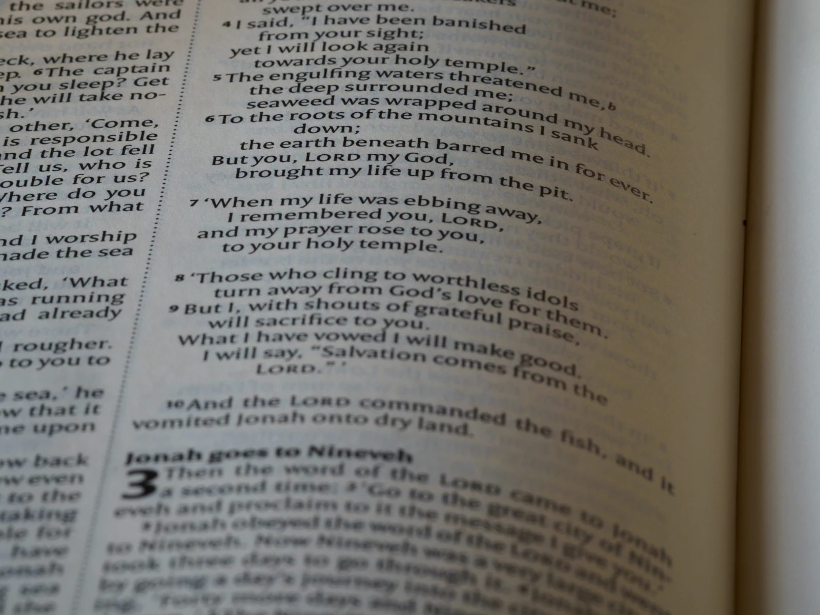 An open Bible resting on a table, the Scriptures Christians have read for centuries