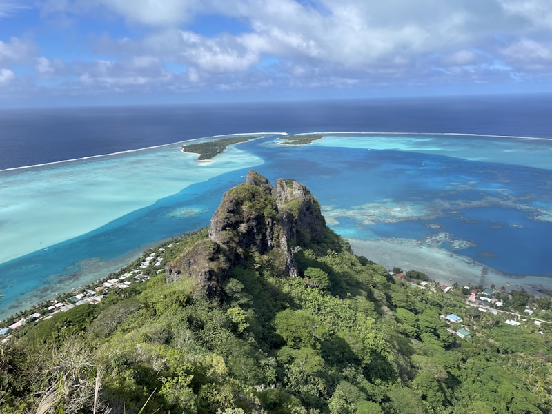 Isla tropical en Tahití