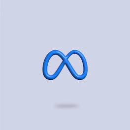 an image of an infinite sign on a blue background