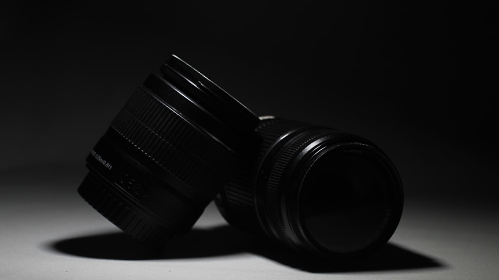 a camera lens sitting on top of a table