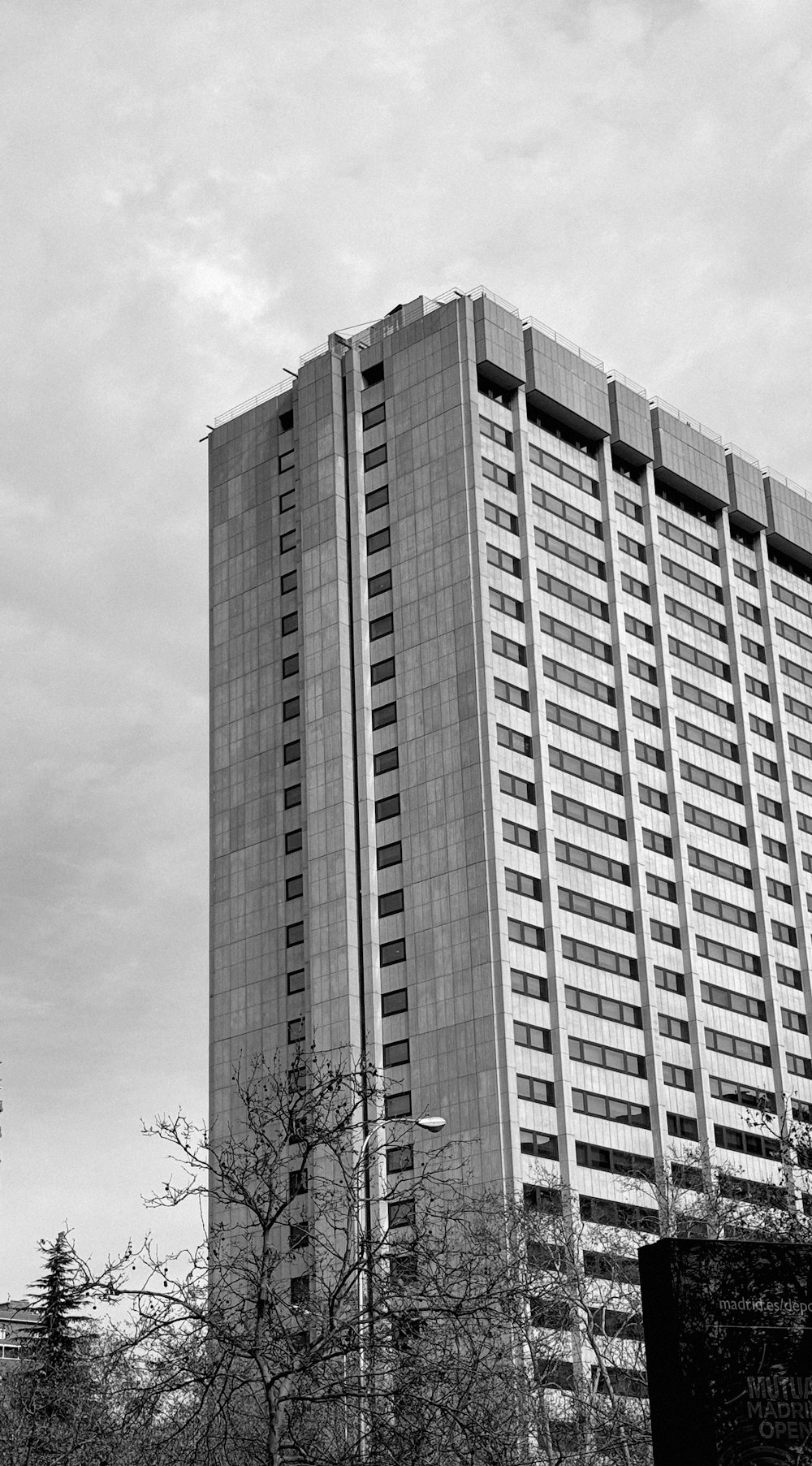 a very tall building with a clock on the top of it