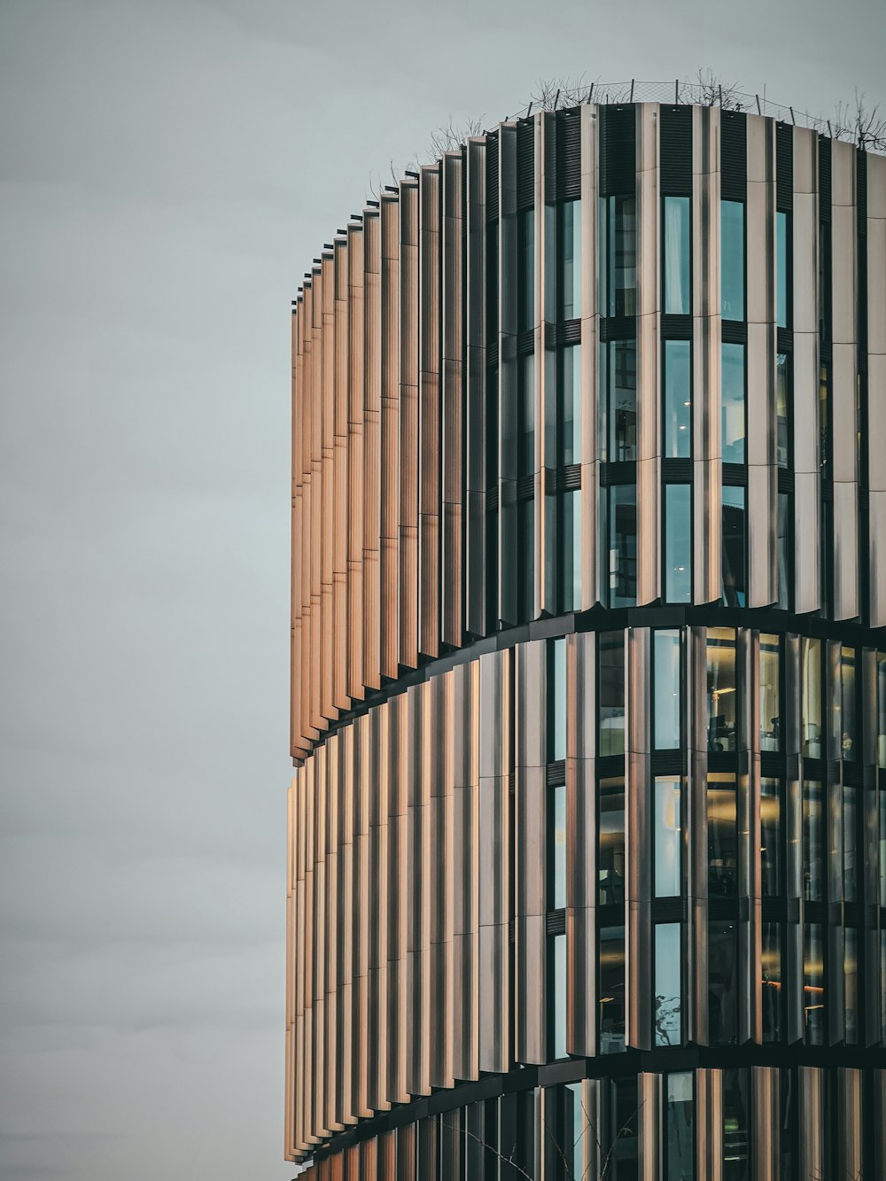 a very tall building with a lot of windows