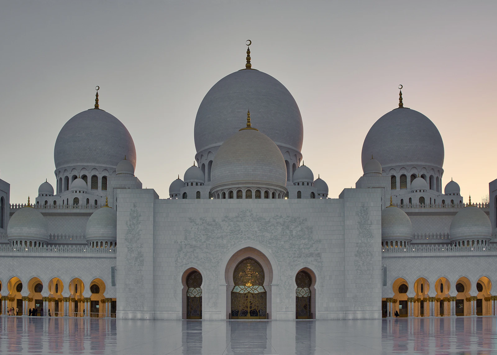 Domes of the Sheikh Zayed Grand Mosque, Abu Dhabi