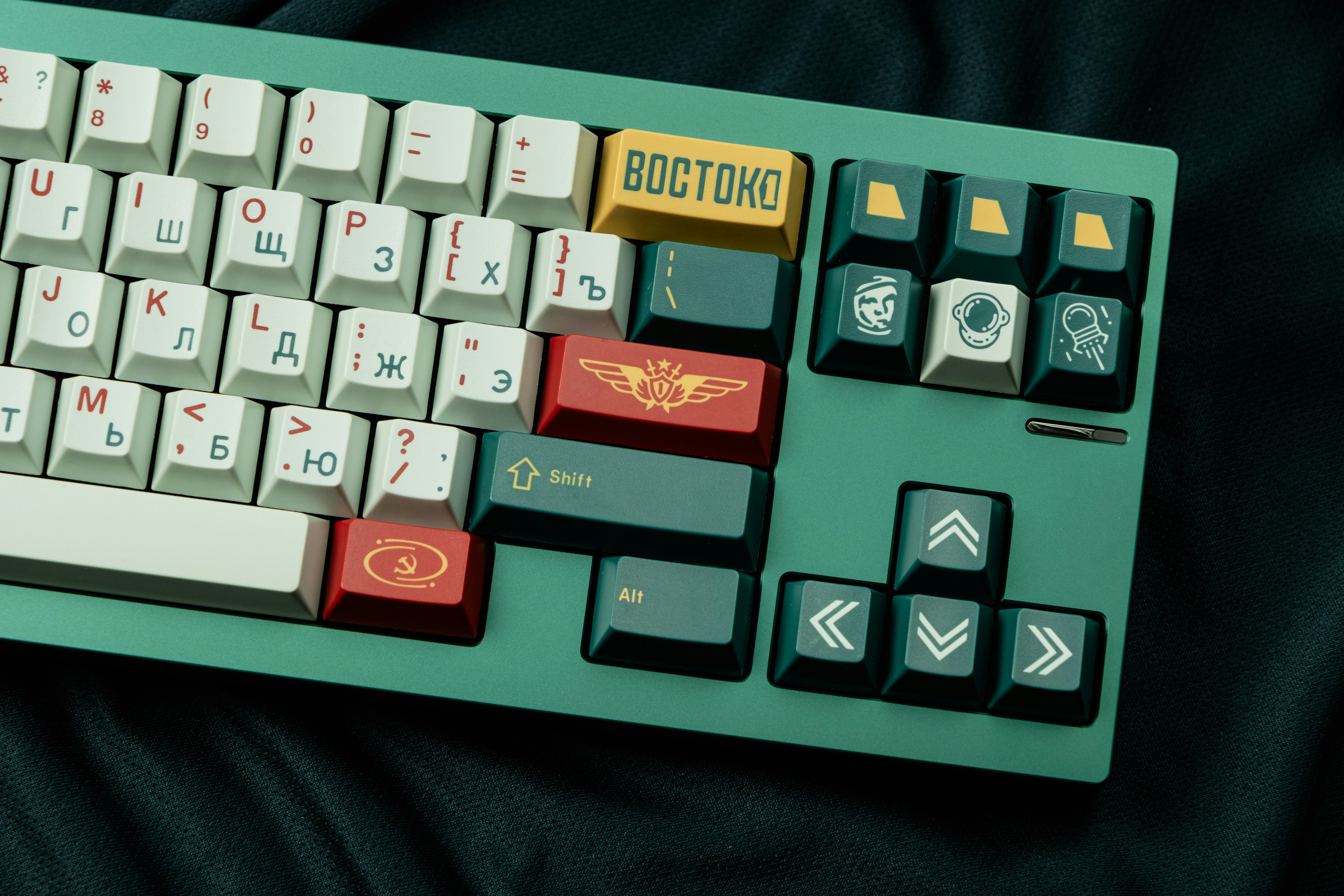 a close up of a keyboard and a mouse