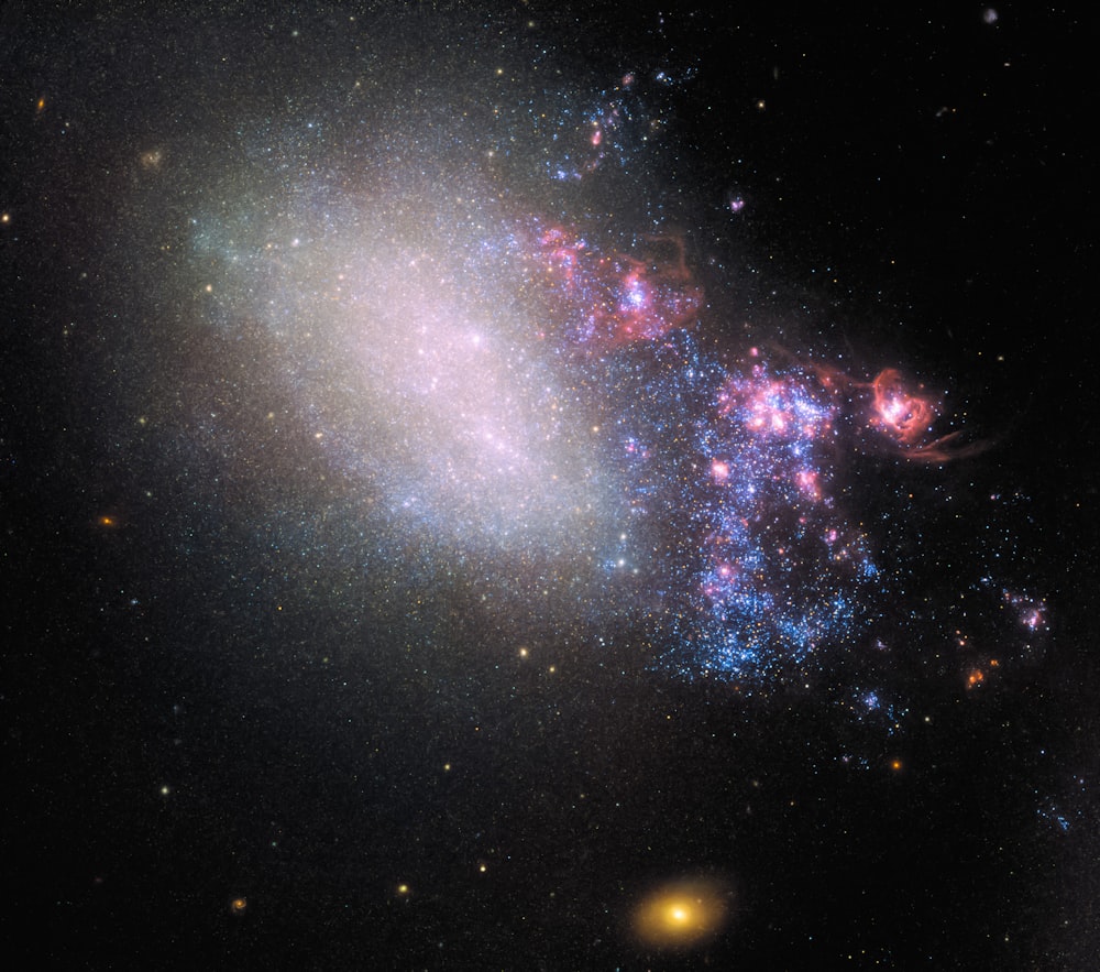 an image of a very large galaxy in the sky