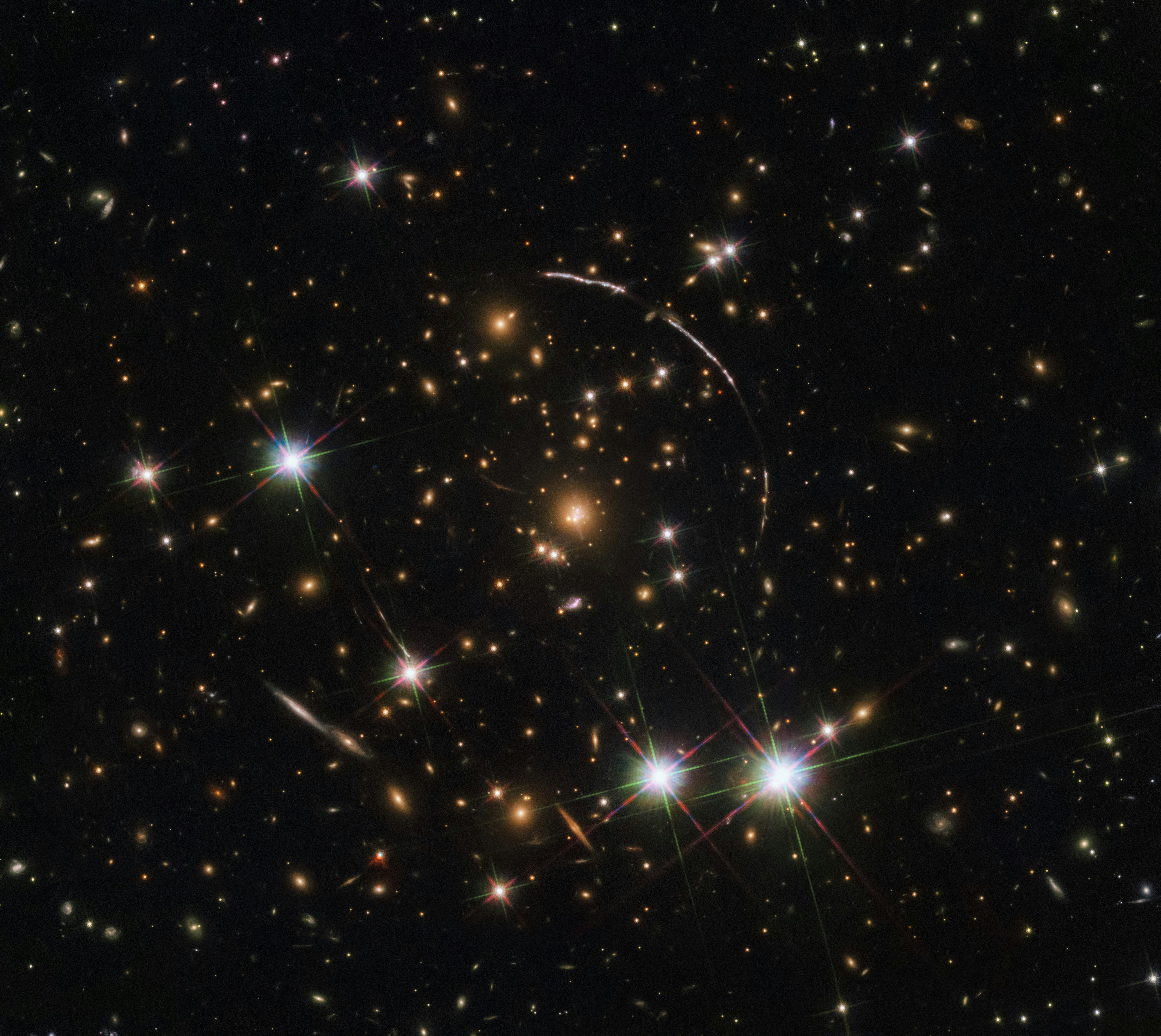 Gravitational lensing galaxy
